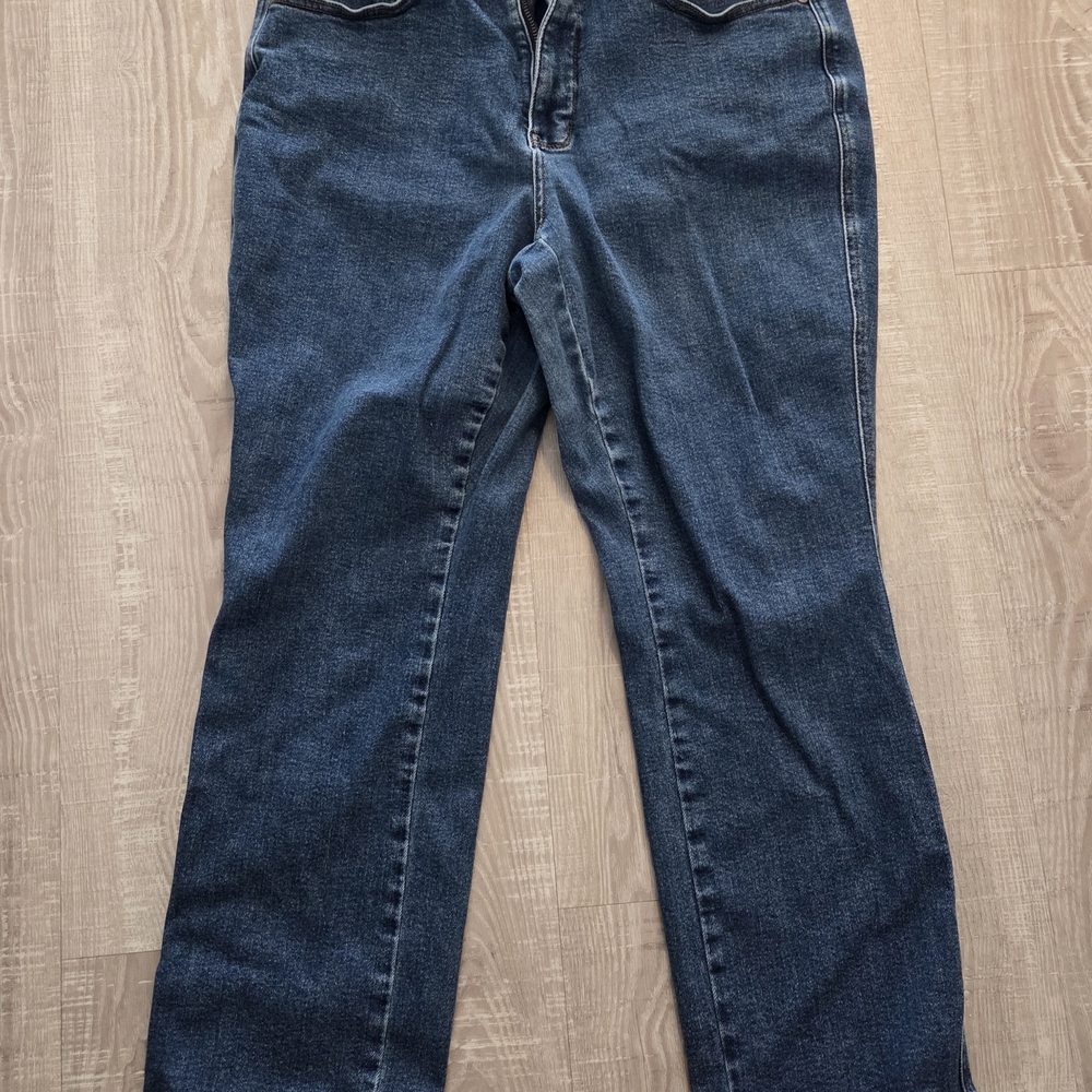 Judy Blue Dark Blue Straight Leg Jeans 18W
